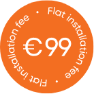 €99 install fee
